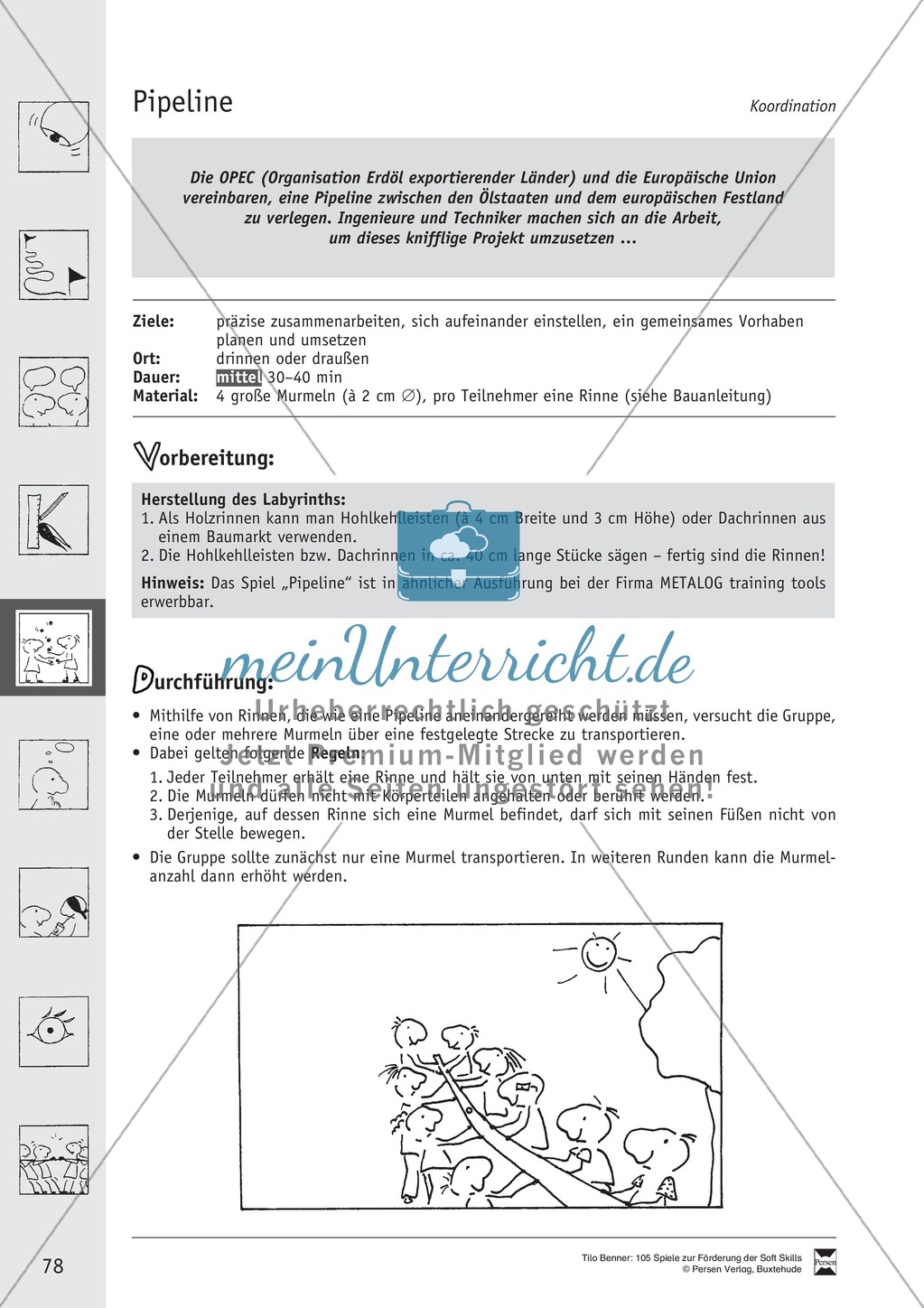 Soft Skills: Koordinationsspiele zur Förderung der Zusammenarbeit innerhalb der Gruppe Preview 18