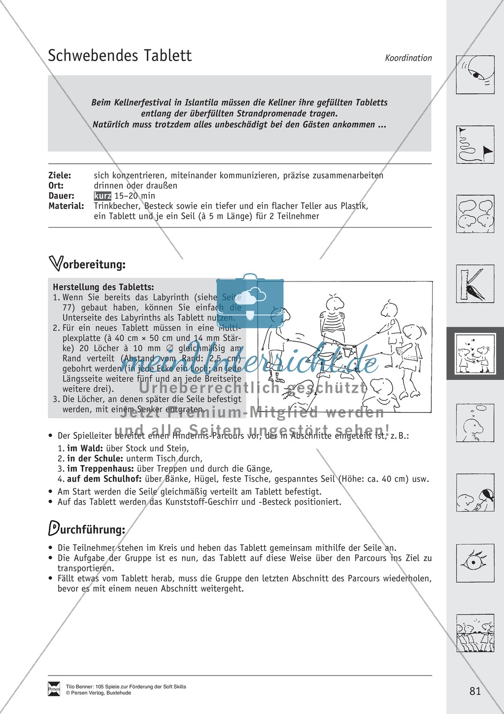 Soft Skills: Koordinationsspiele zur Förderung der Zusammenarbeit innerhalb der Gruppe Preview 21