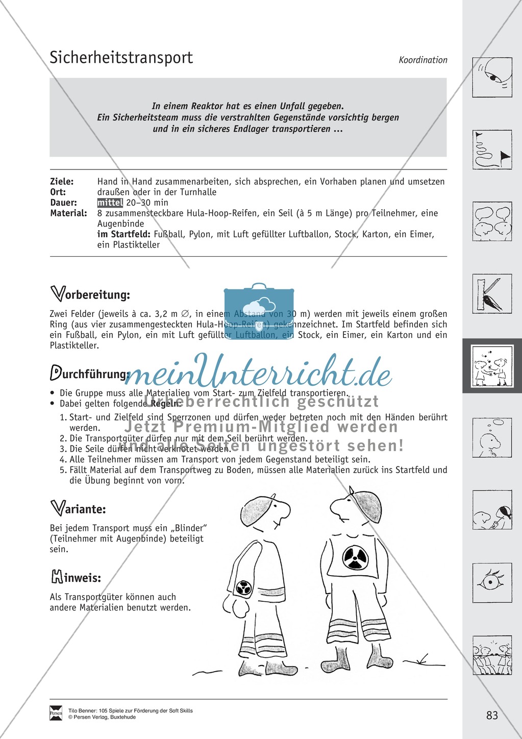 Soft Skills: Koordinationsspiele zur Förderung der Zusammenarbeit innerhalb der Gruppe Preview 23