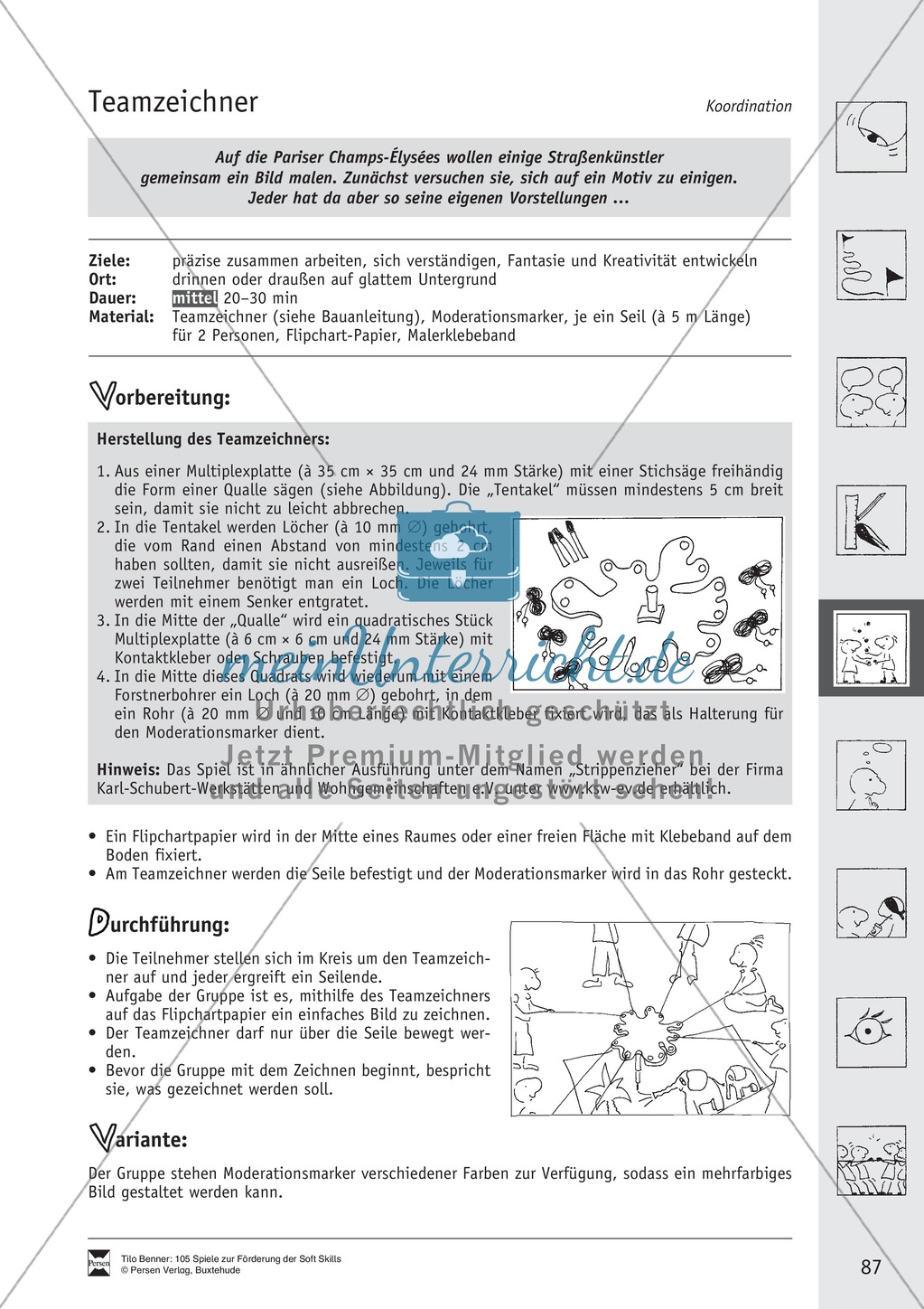 Soft Skills: Koordinationsspiele zur Förderung der Zusammenarbeit innerhalb der Gruppe Preview 27