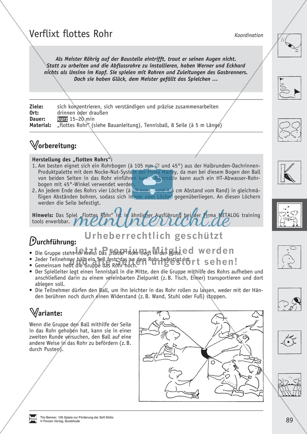 Soft Skills: Koordinationsspiele zur Förderung der Zusammenarbeit innerhalb der Gruppe Preview 29