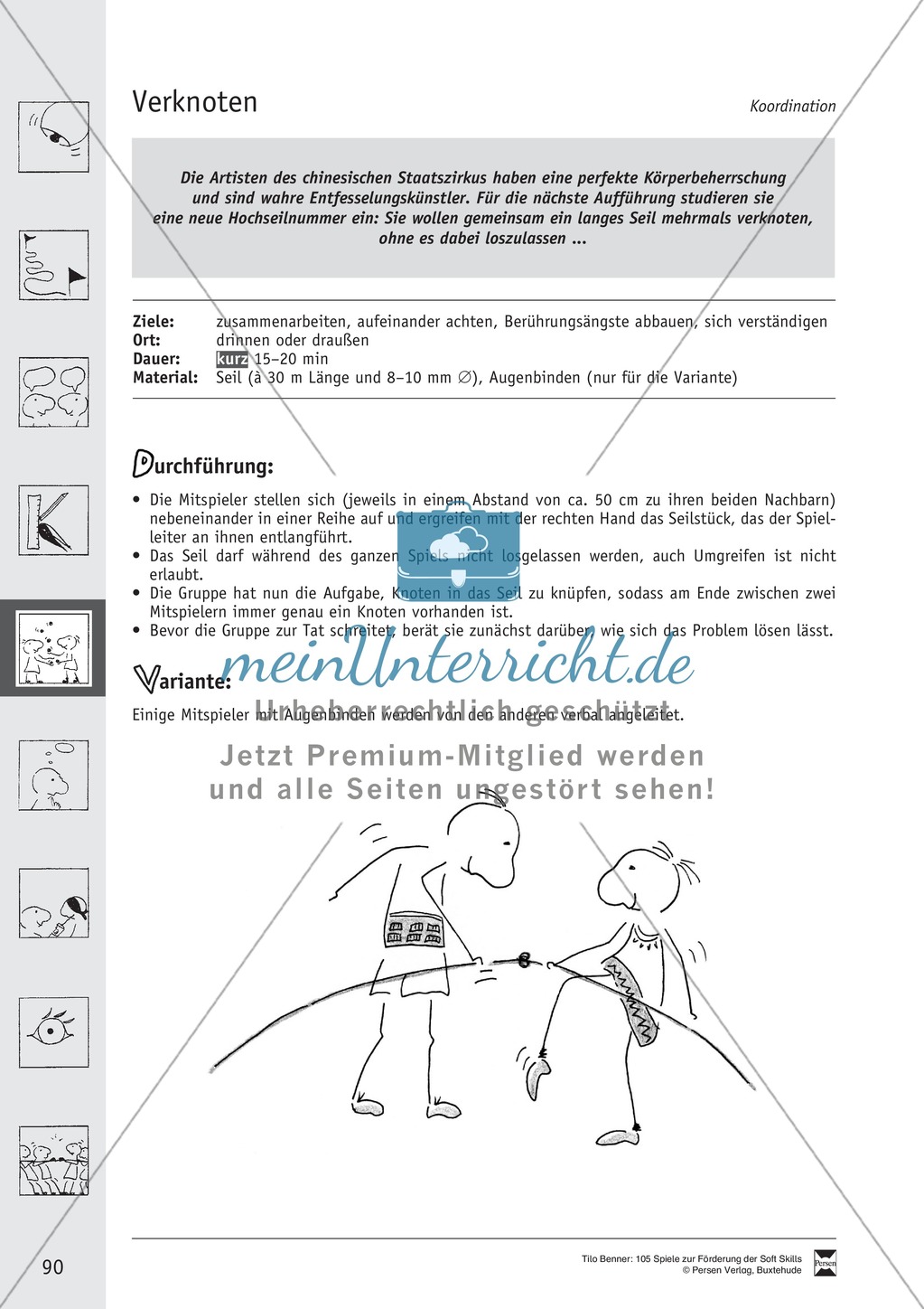 Soft Skills: Koordinationsspiele zur Förderung der Zusammenarbeit innerhalb der Gruppe Preview 30