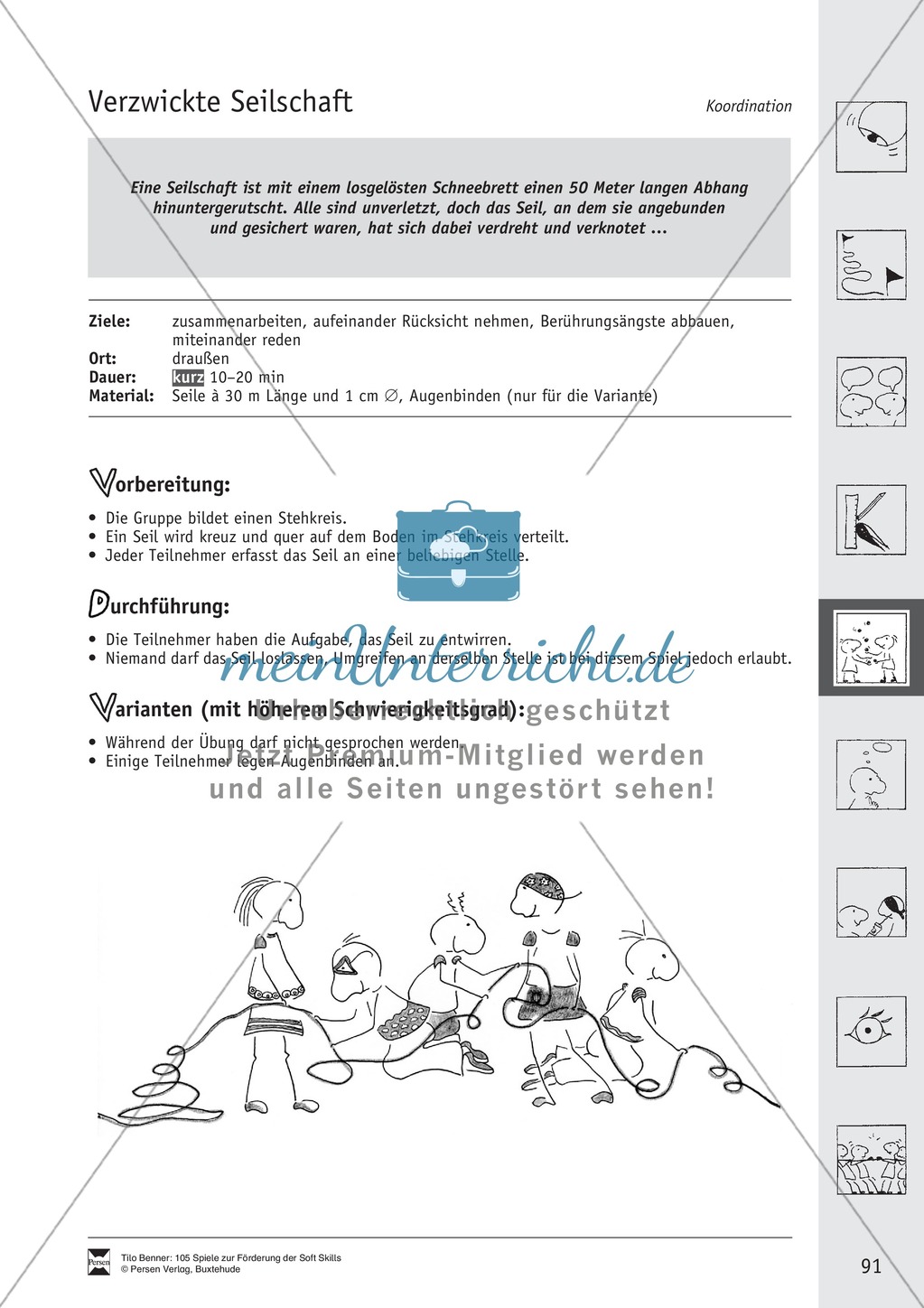Soft Skills: Koordinationsspiele zur Förderung der Zusammenarbeit innerhalb der Gruppe Preview 31