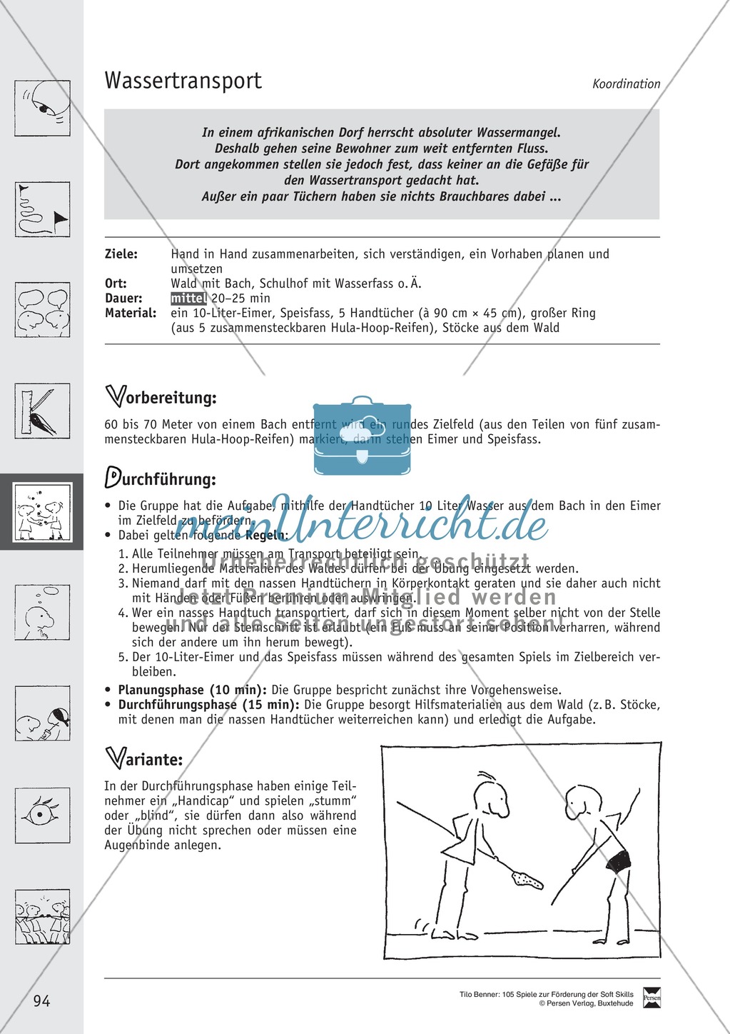 Soft Skills: Koordinationsspiele zur Förderung der Zusammenarbeit innerhalb der Gruppe Preview 34
