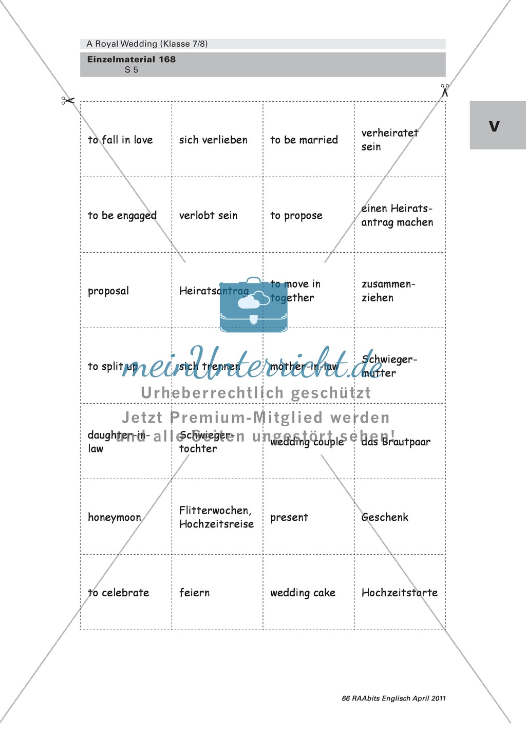 A Royal Wedding: vocabulary game and communicative task Preview 2