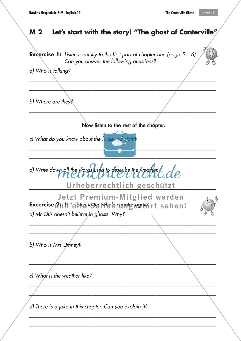 Begleitmaterial zu