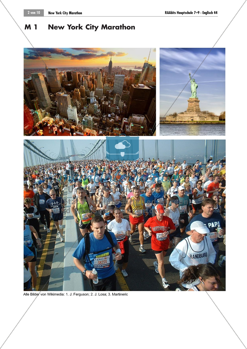 New York City Marathon: introduction to the topic and reading Preview 1