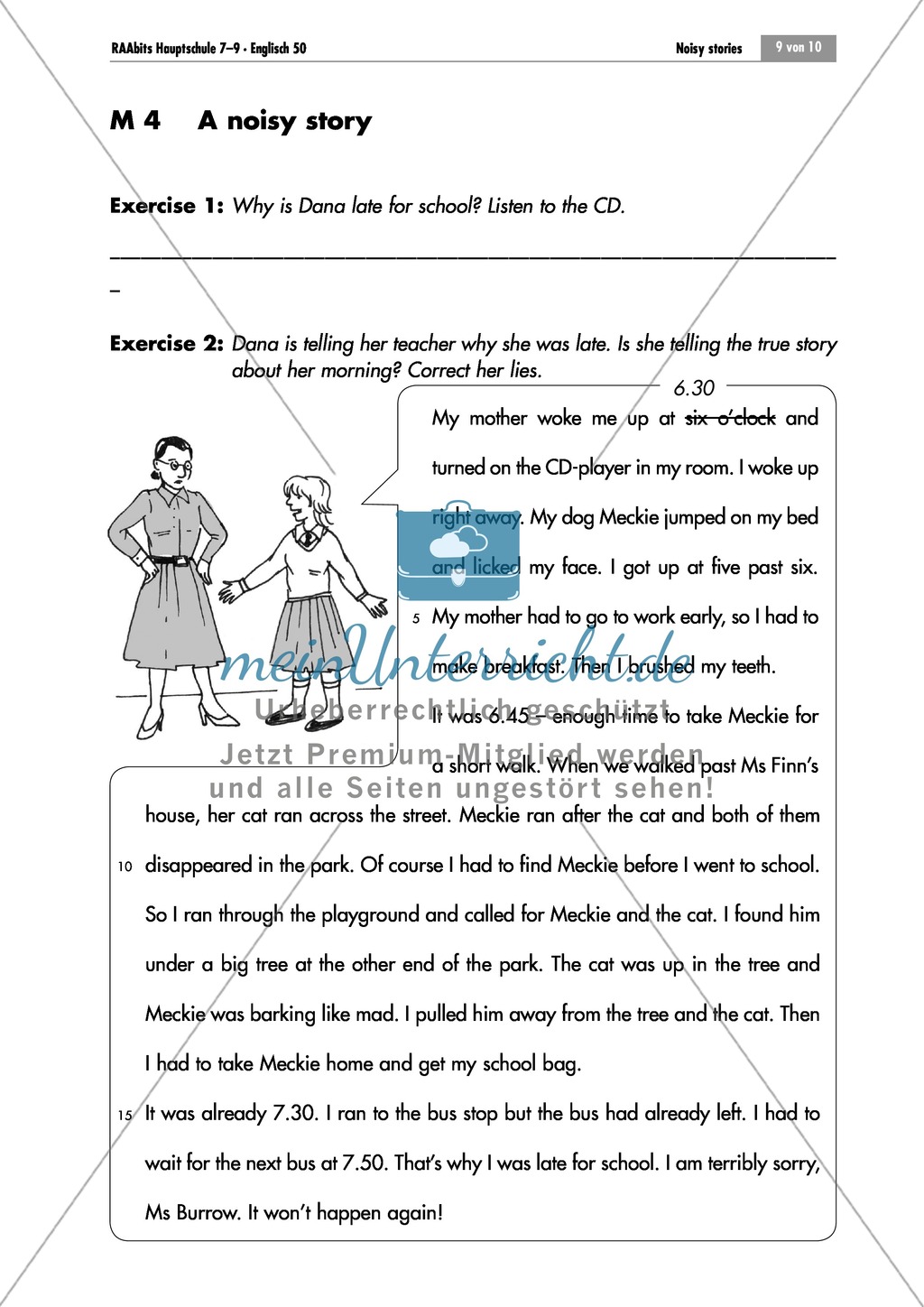 Simple past: listening comprehension and grammar exercise Preview 1