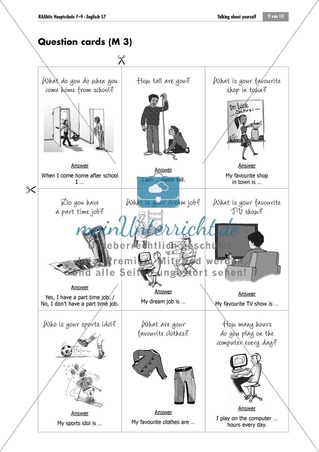 Forming questions in the present and practicing them in a class survey and a game Preview 5