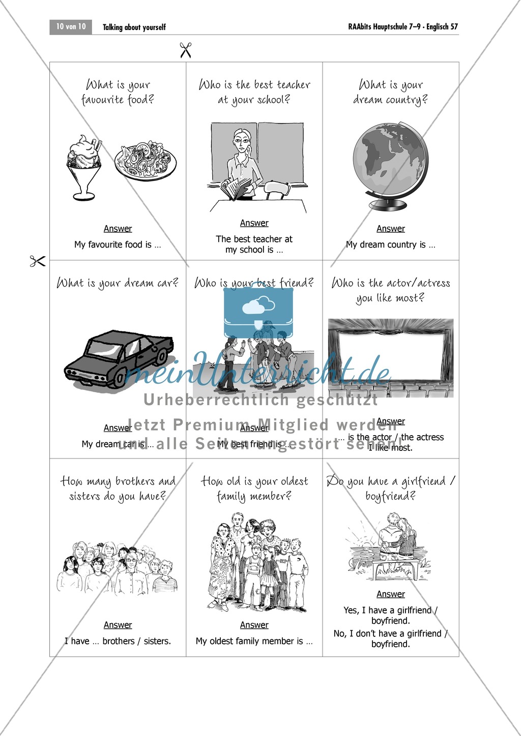 Forming questions in the present and practicing them in a class survey and a game Preview 6