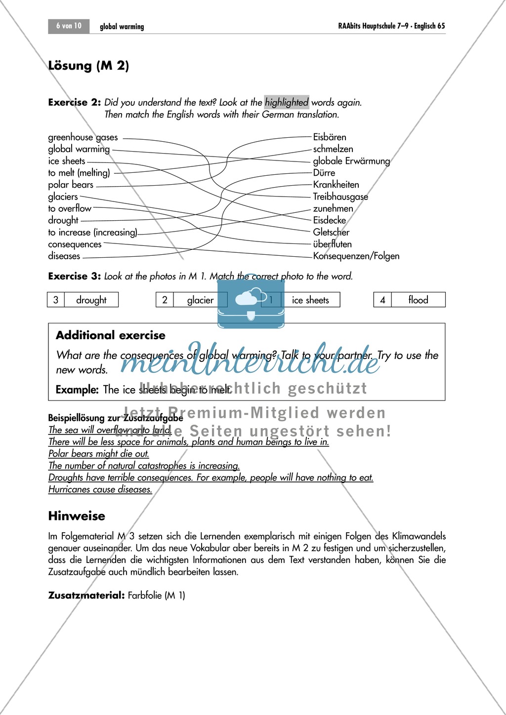 Causes and effects of climate change: reading, description of a picture and discussion Preview 4