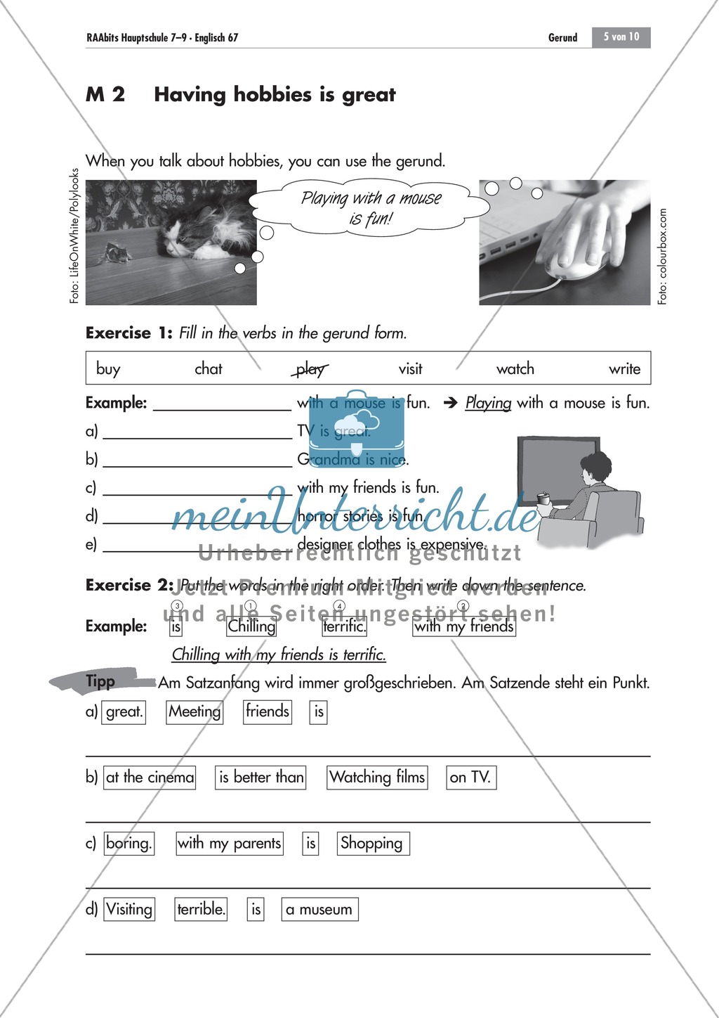Kennenlernen englisch übungen