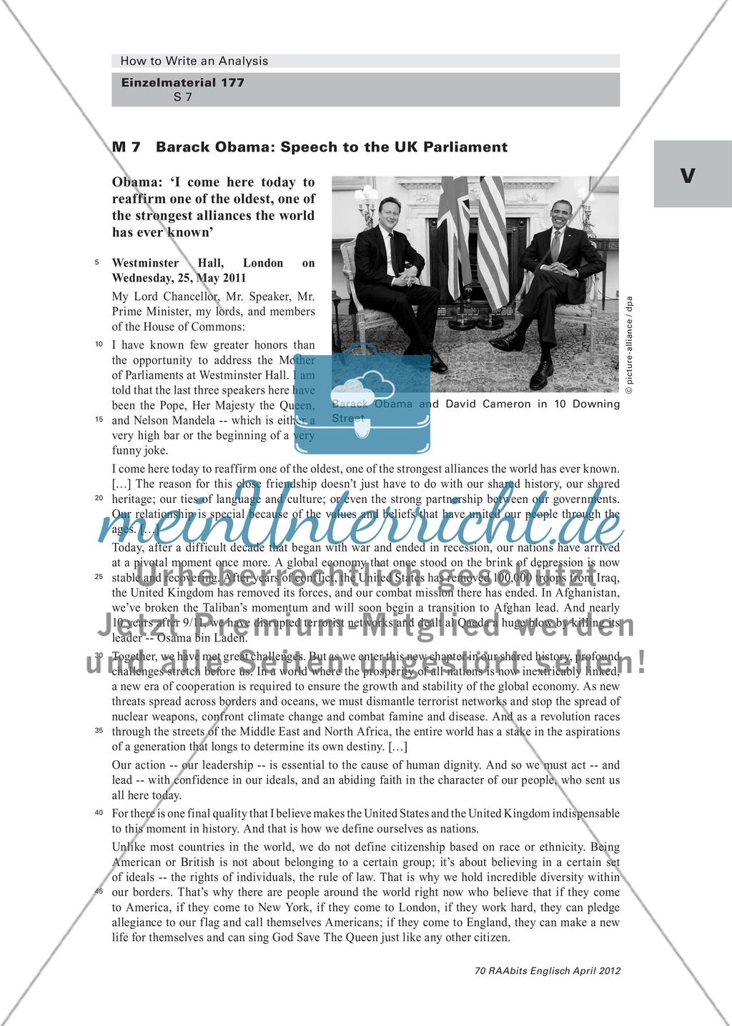 How to Write an Analysis – Methodentraining Teil 2 (Klasse 10–12) Preview 7