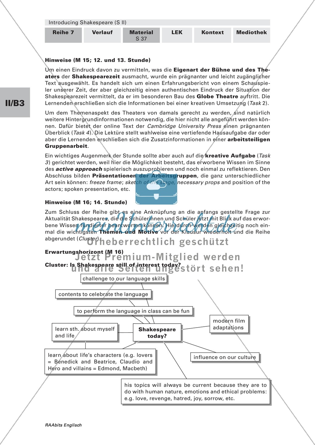 'All the world's a stage' - The Elizabethan theatre (active approach): worksheets and explanations Preview 3