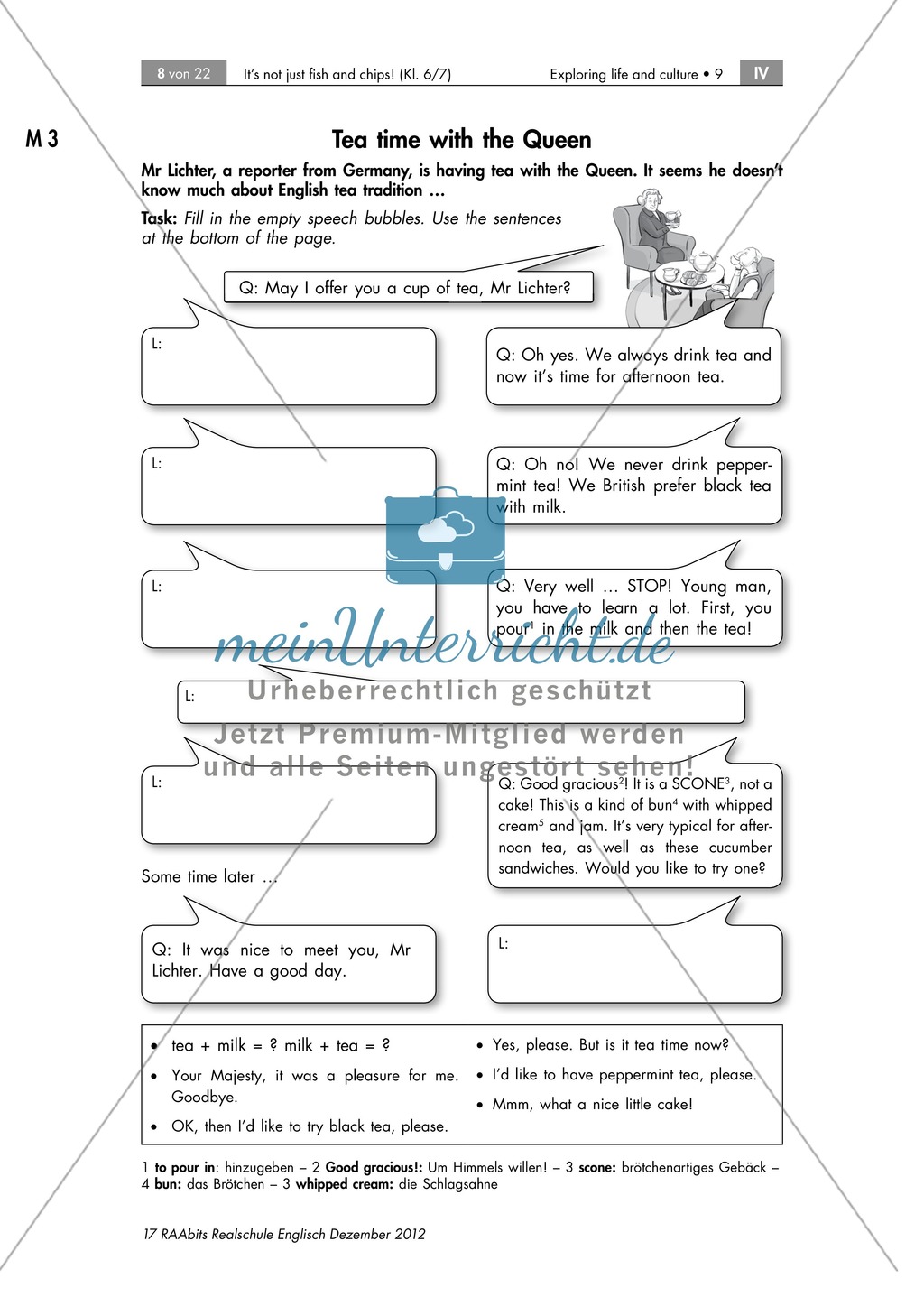 Traditional British food: Word puzzles for getting to know British traditions. Preview 1