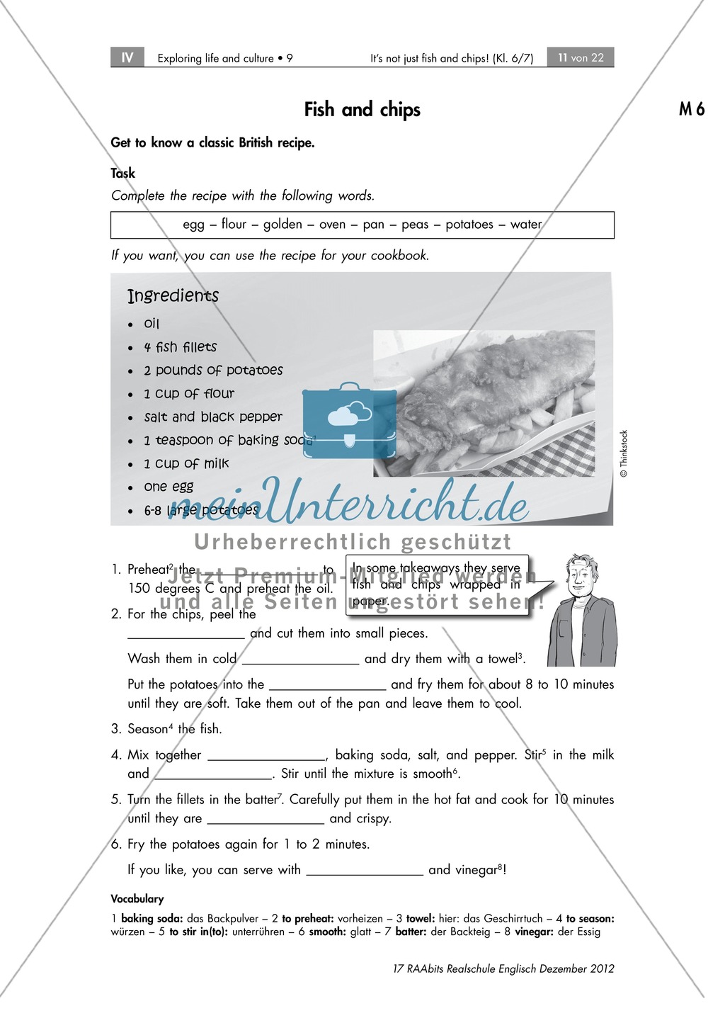 British recipes: From fish and chips to crazy British food. Mit Mengenangaben und Rätseln. Preview 1