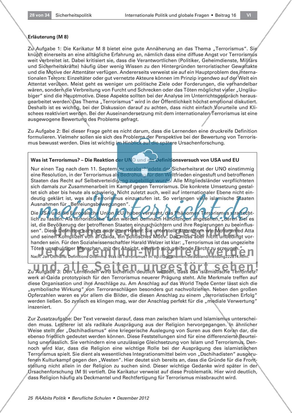 Neue Unsicherheiten – der internationale Terrorismus Preview 3