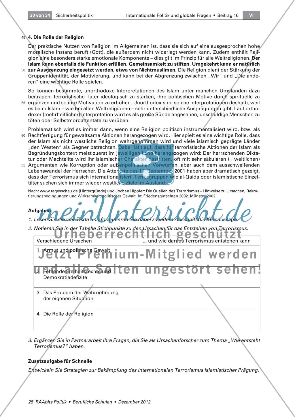 Neue Unsicherheiten – der internationale Terrorismus Preview 5