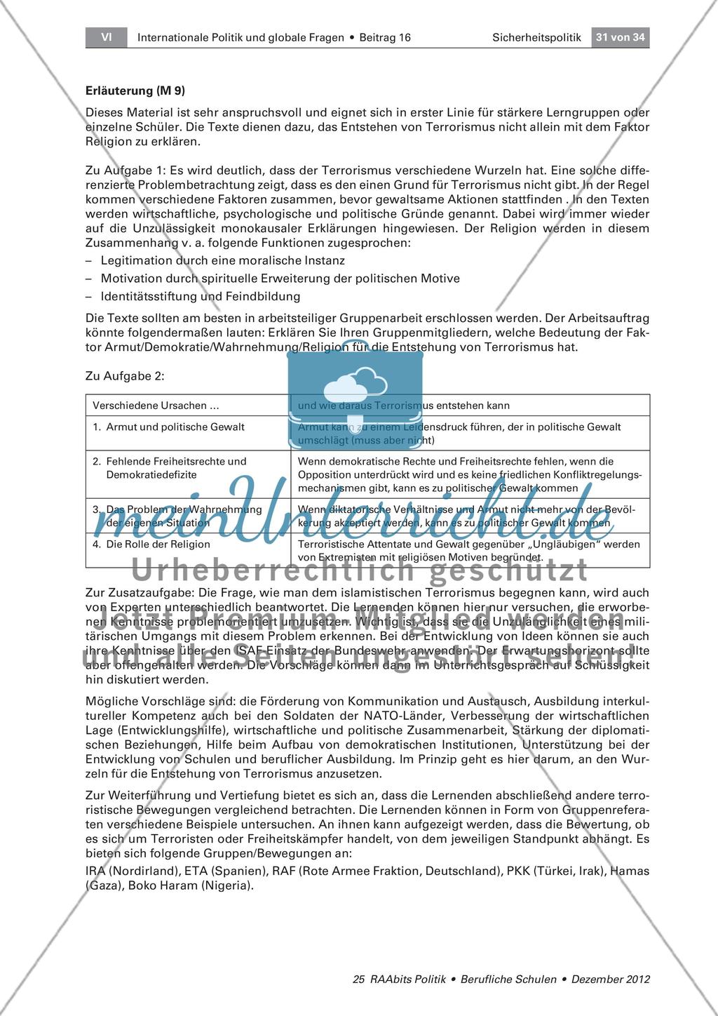 Neue Unsicherheiten – der internationale Terrorismus Preview 6
