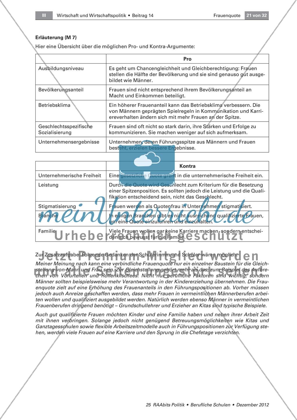 Brauchen wir eine verbindliche Frauenquote? Preview 2