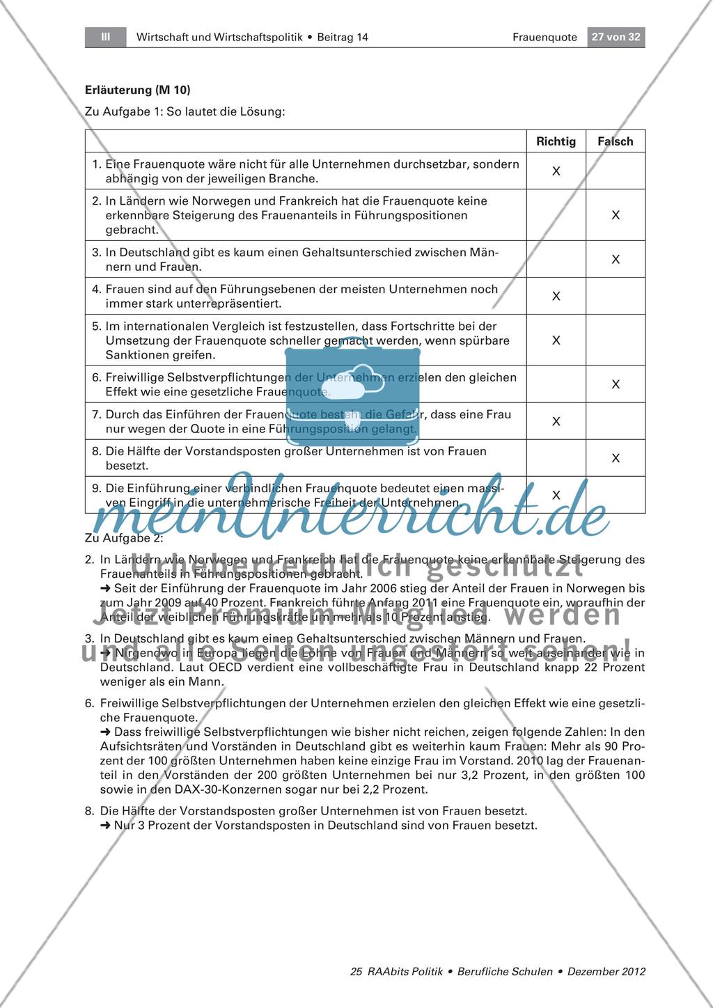 Brauchen wir eine verbindliche Frauenquote? Preview 8