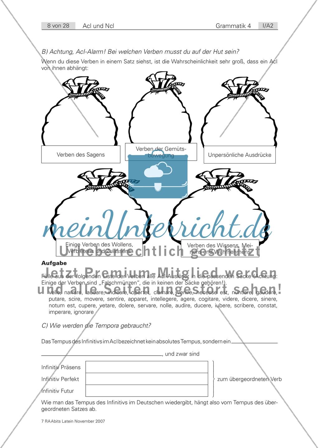 Alles über den AcI (Aktiv) – Wiederholung und Übungen / Das verhinderte Wagenrennen / Der verschränkte Relativsatz Preview 2