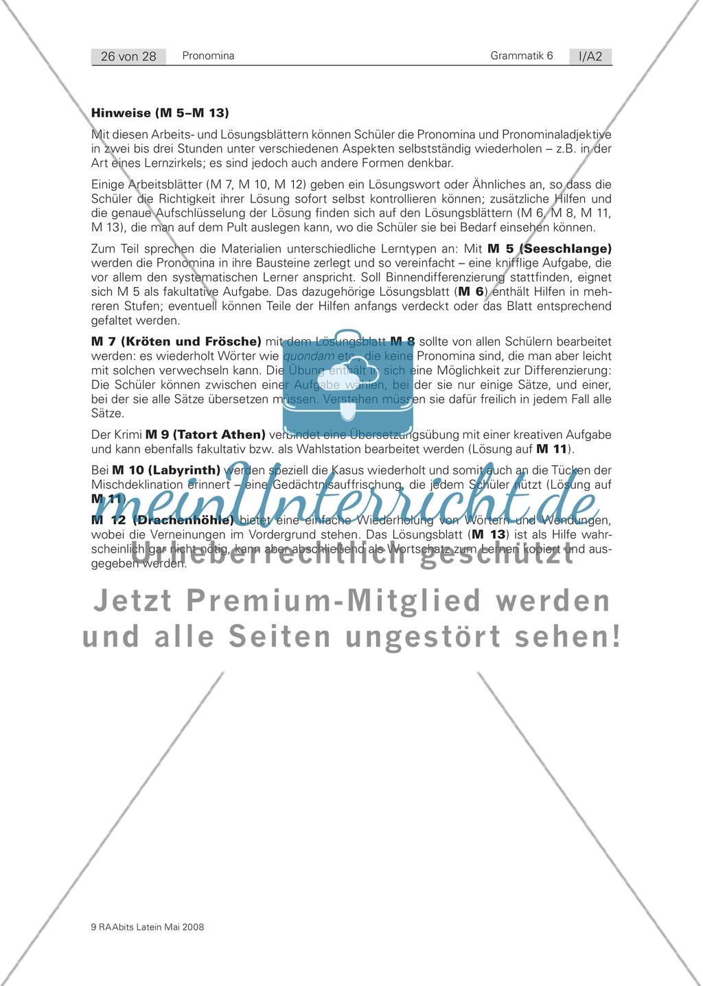 Tierische Übungen / Ein Mord, ein Irrgarten und ein Schatz: Den Pronomina auf der Spur Preview 13