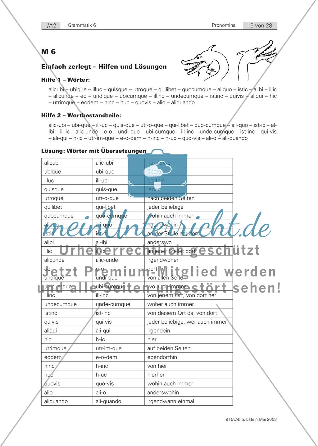Tierische Übungen / Ein Mord, ein Irrgarten und ein Schatz: Den Pronomina auf der Spur Preview 2