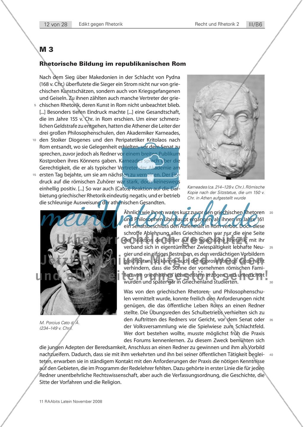 Rhetorik wird verboten! (Gellius, Noctes Atticae 15,11) Preview 6