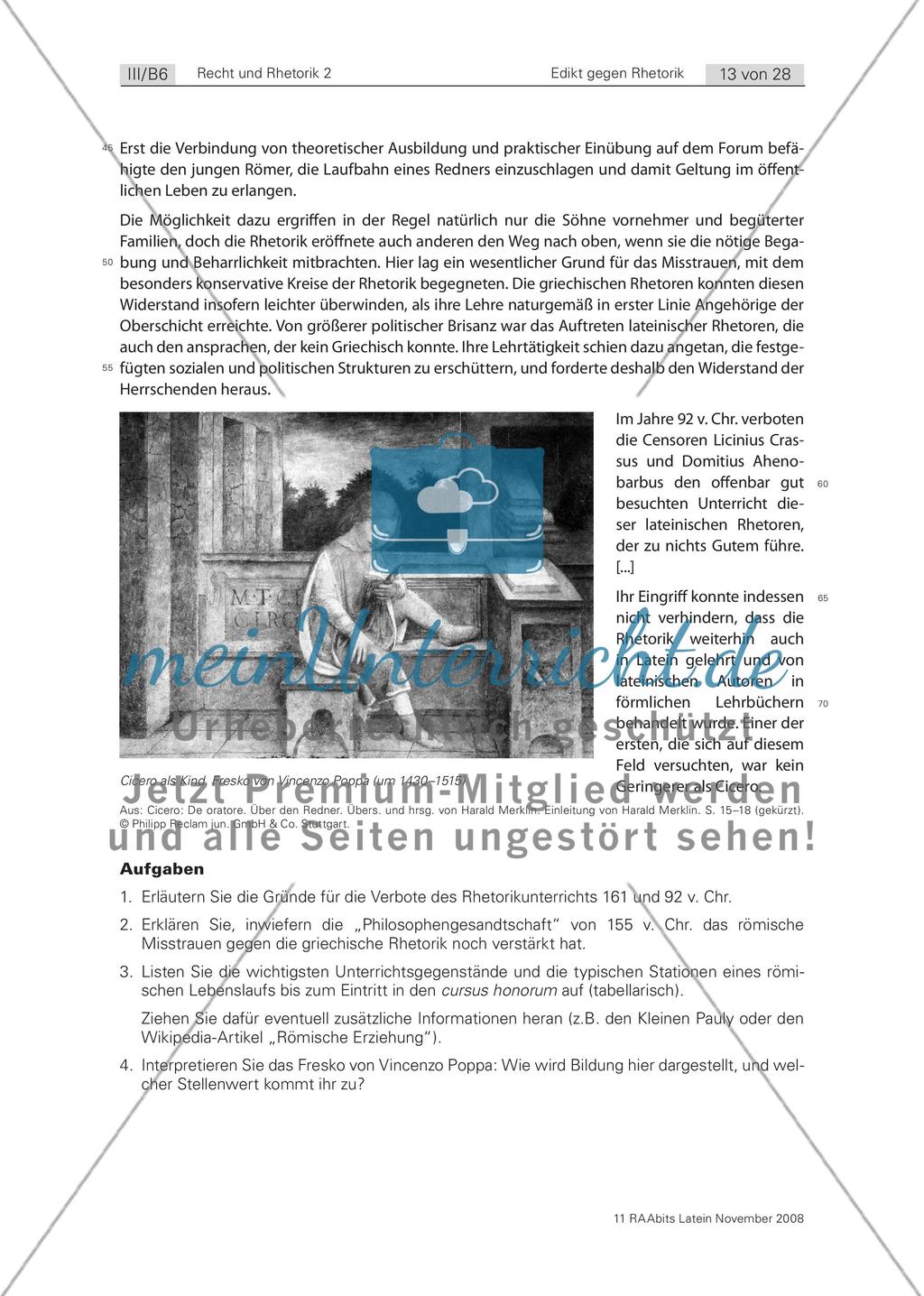 Rhetorik wird verboten! (Gellius, Noctes Atticae 15,11) Preview 7