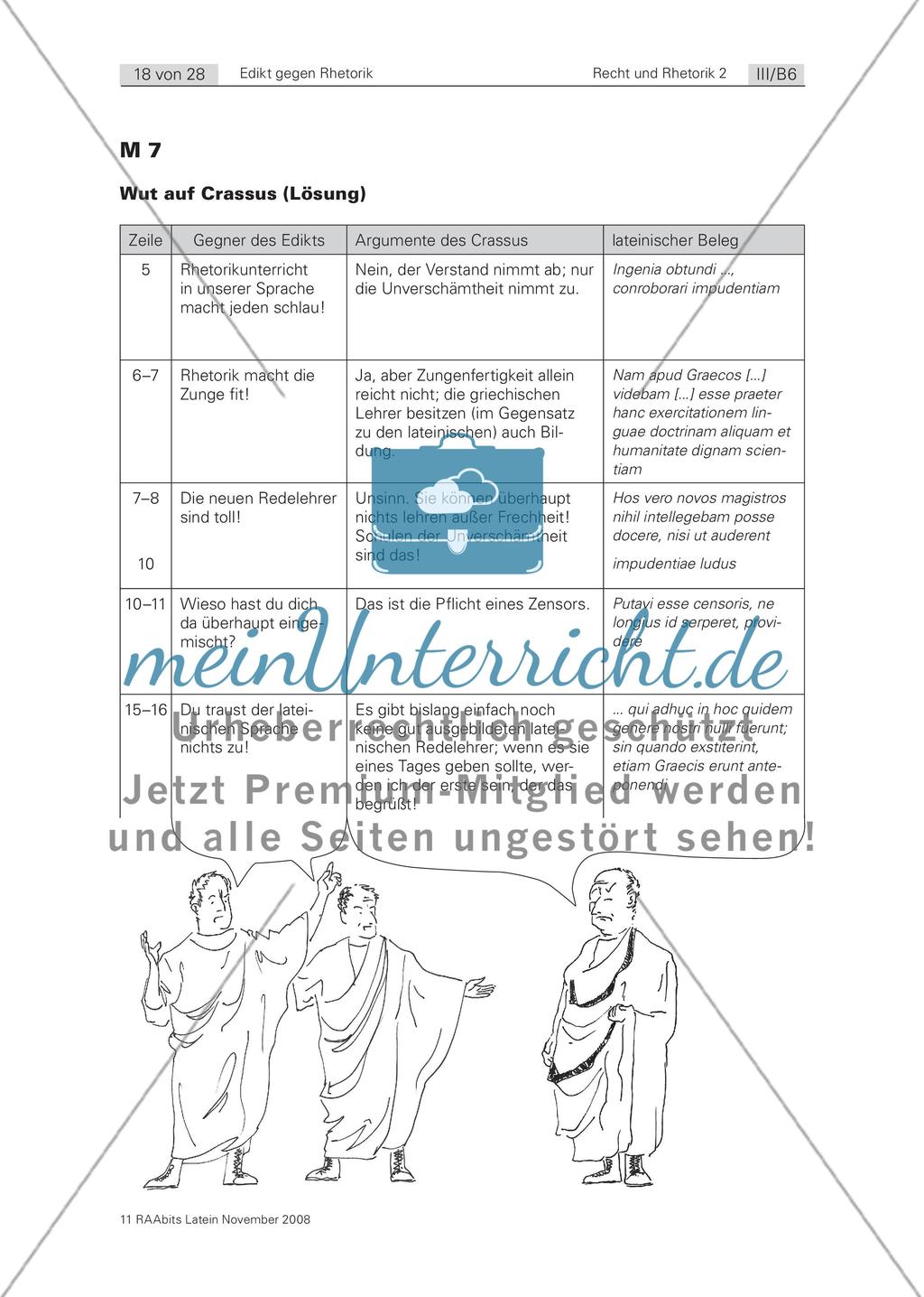 Diskussion mit einem Zensor (Cicero, De oratore 3,93–95) Preview 3