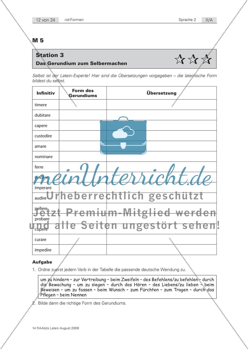 Fit in den nd-Formen! Lernzirkel zur Grammatikwiederholung Preview 12