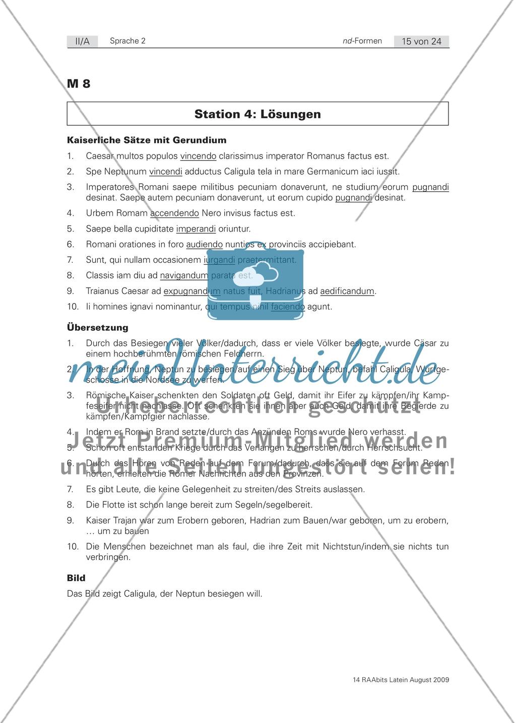 Fit in den nd-Formen! Lernzirkel zur Grammatikwiederholung Preview 15