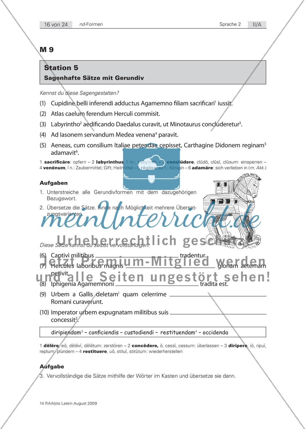 Fit in den nd-Formen! Lernzirkel zur Grammatikwiederholung Preview 16