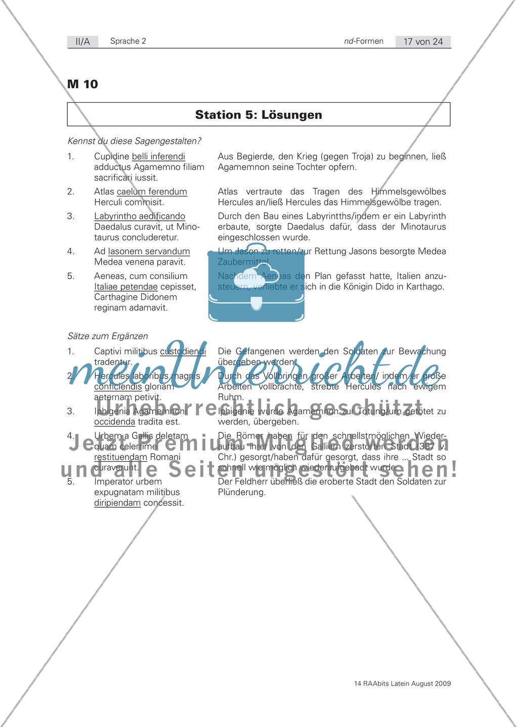 Fit in den nd-Formen! Lernzirkel zur Grammatikwiederholung Preview 17