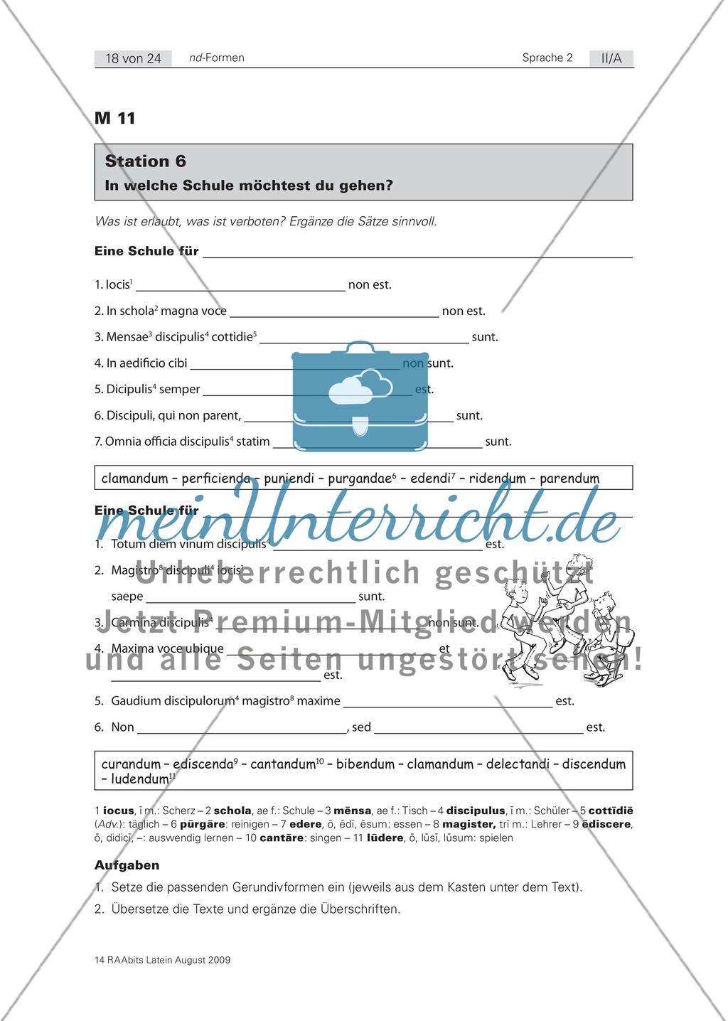 Fit in den nd-Formen! Lernzirkel zur Grammatikwiederholung Preview 18