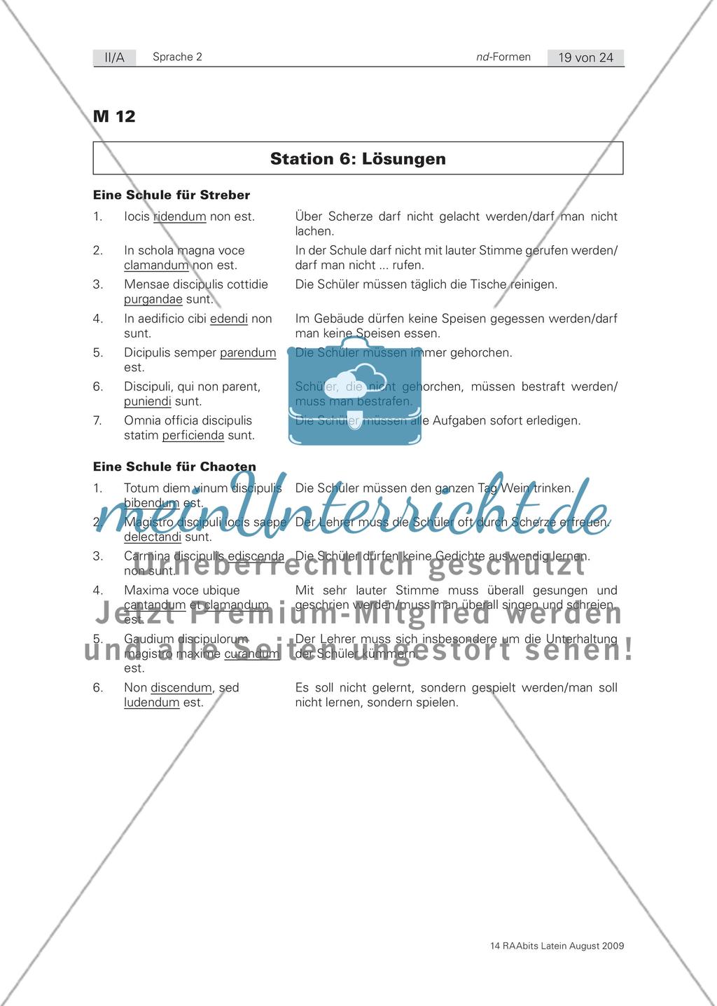 Fit in den nd-Formen! Lernzirkel zur Grammatikwiederholung Preview 19