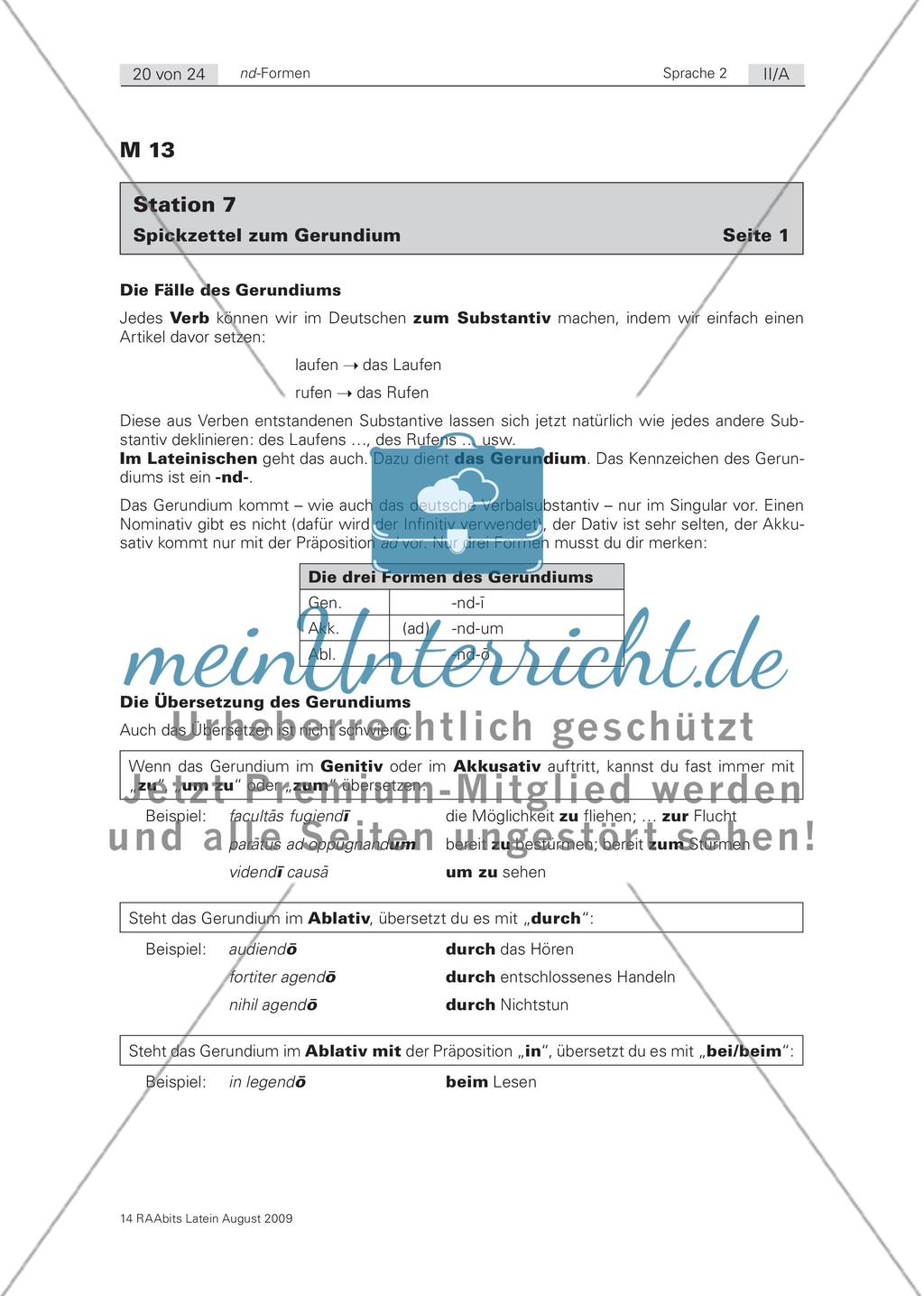 Fit in den nd-Formen! Lernzirkel zur Grammatikwiederholung Preview 20