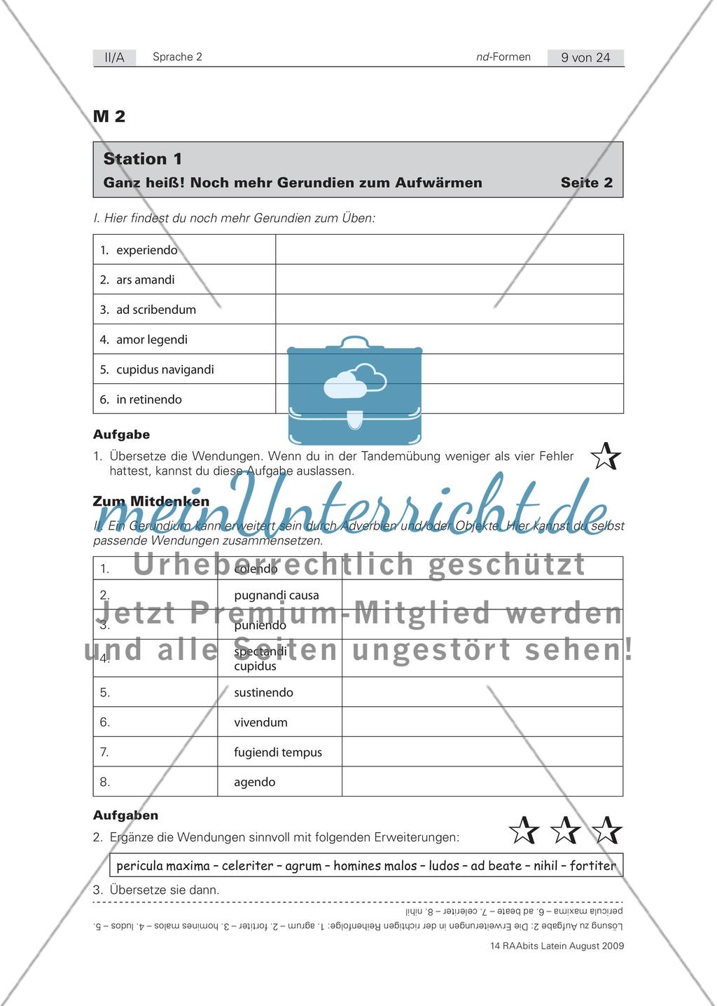 Fit in den nd-Formen! Lernzirkel zur Grammatikwiederholung Preview 9
