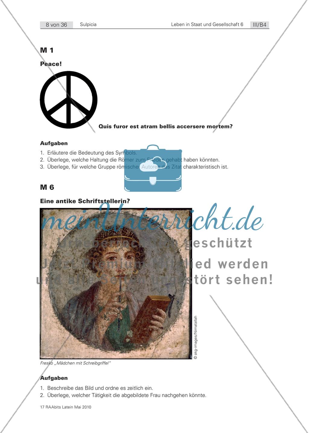 Kennzeichen römischer Liebeselegie / Römische Liebe hat ein Versmaß / Ein trauriger Geburtstag Preview 1