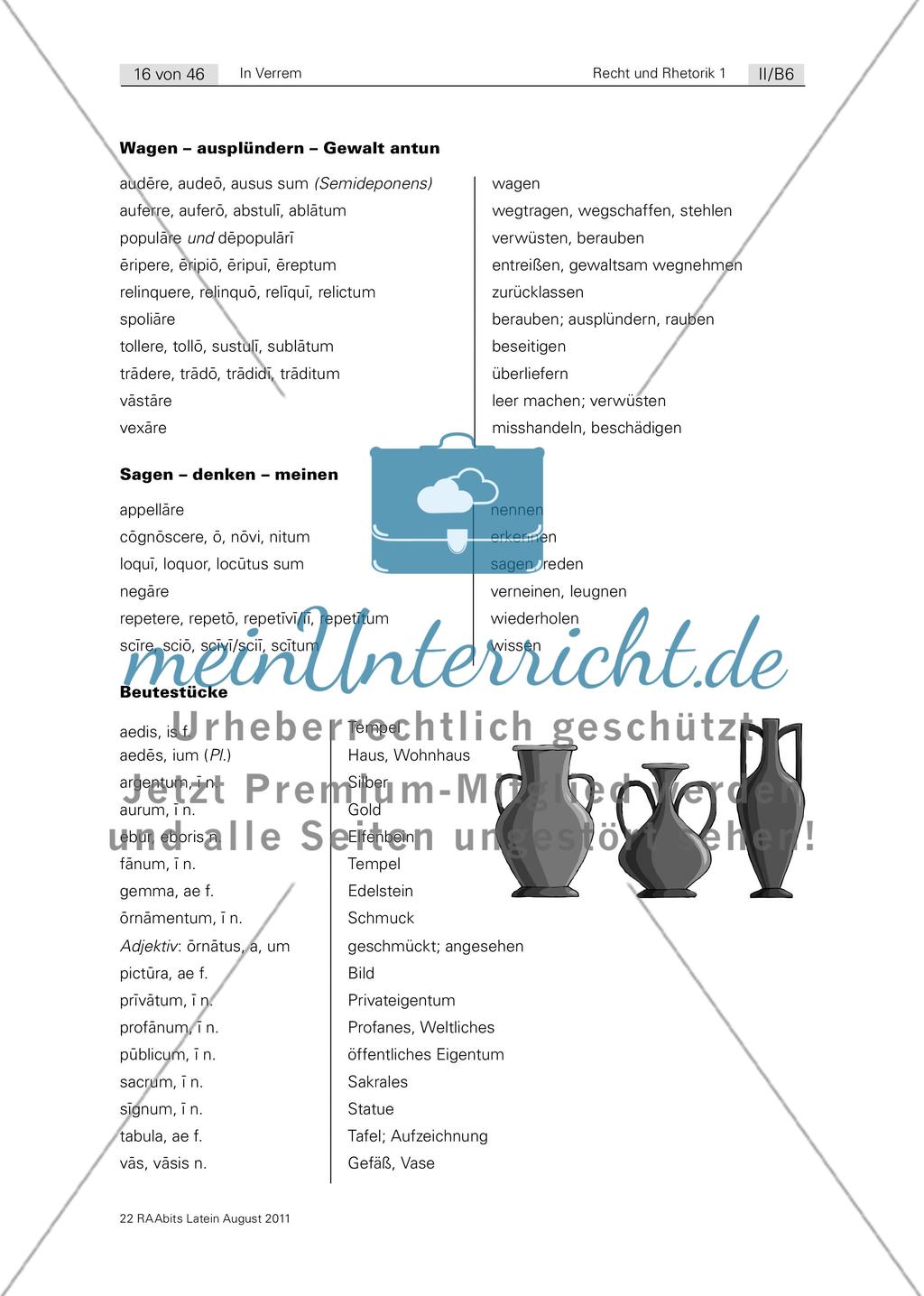 divinatio – Bewerbung um die Hauptanklage / Strategien von Verteidigung und Anklage Preview 2