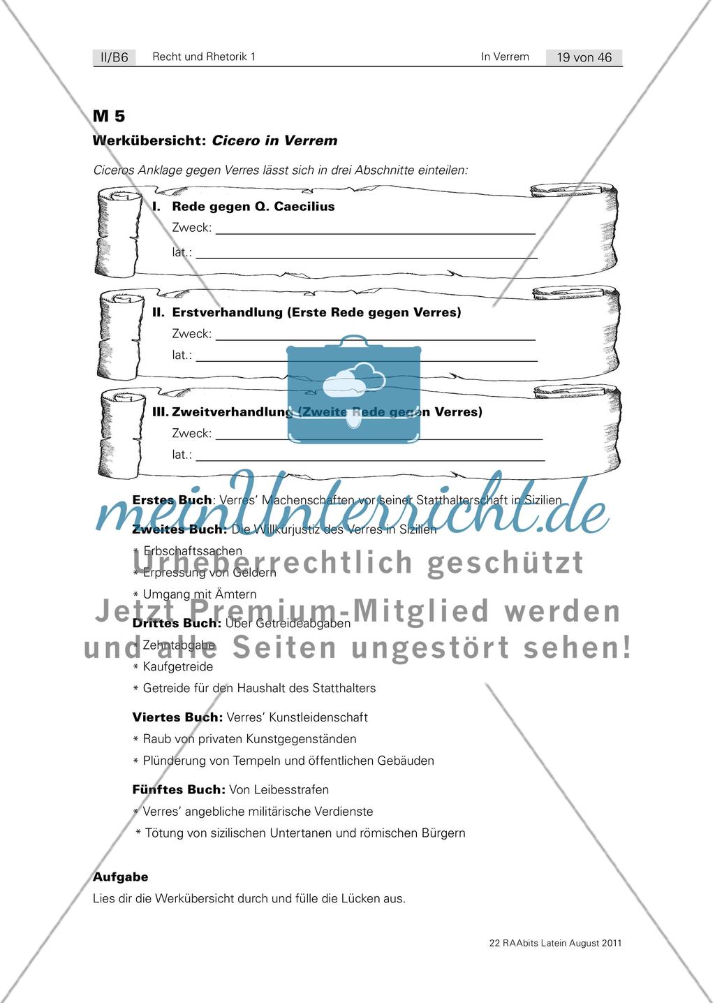 divinatio – Bewerbung um die Hauptanklage / Strategien von Verteidigung und Anklage Preview 5