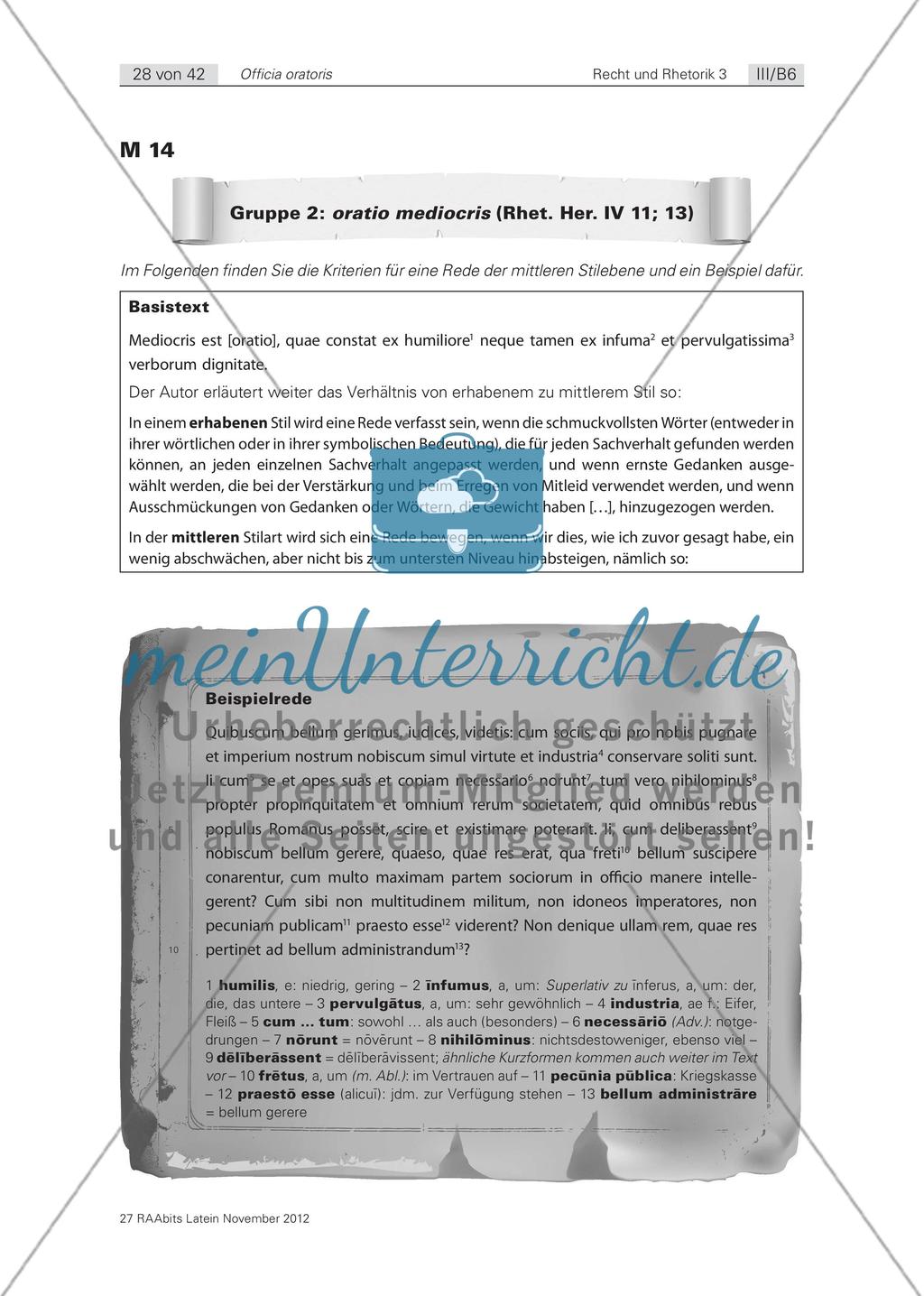 Zweite Aufgabe: die dispositio / Dritte Aufgabe: die elocutio Preview 6