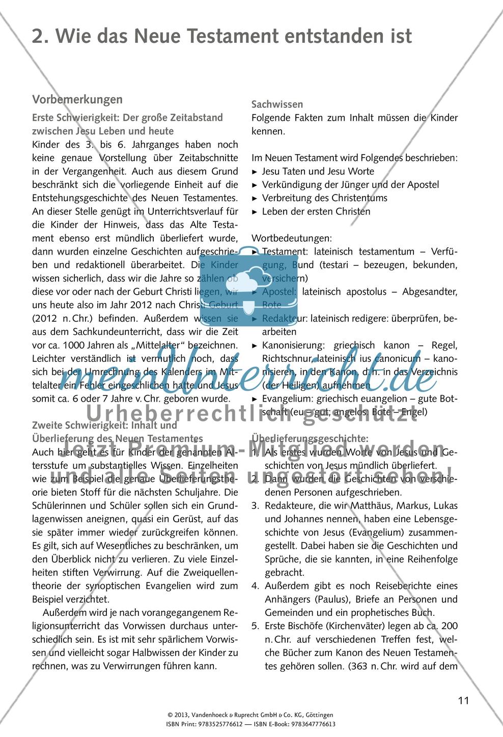 Wie das Neue Testament entstanden ist Preview 1