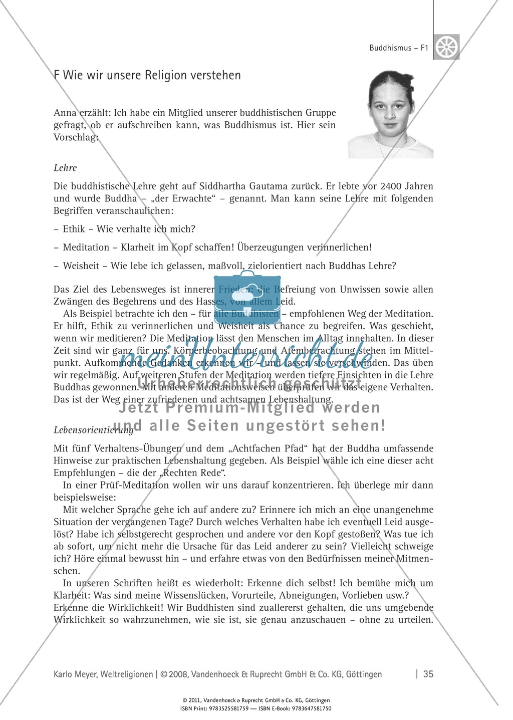 Buddhismus: Feste, Rituale, Gottesvorstellung Preview 14
