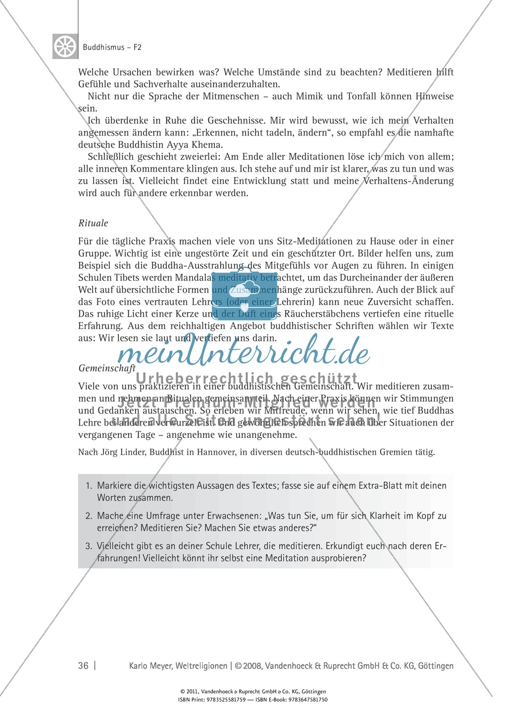 Buddhismus: Feste, Rituale, Gottesvorstellung Preview 15