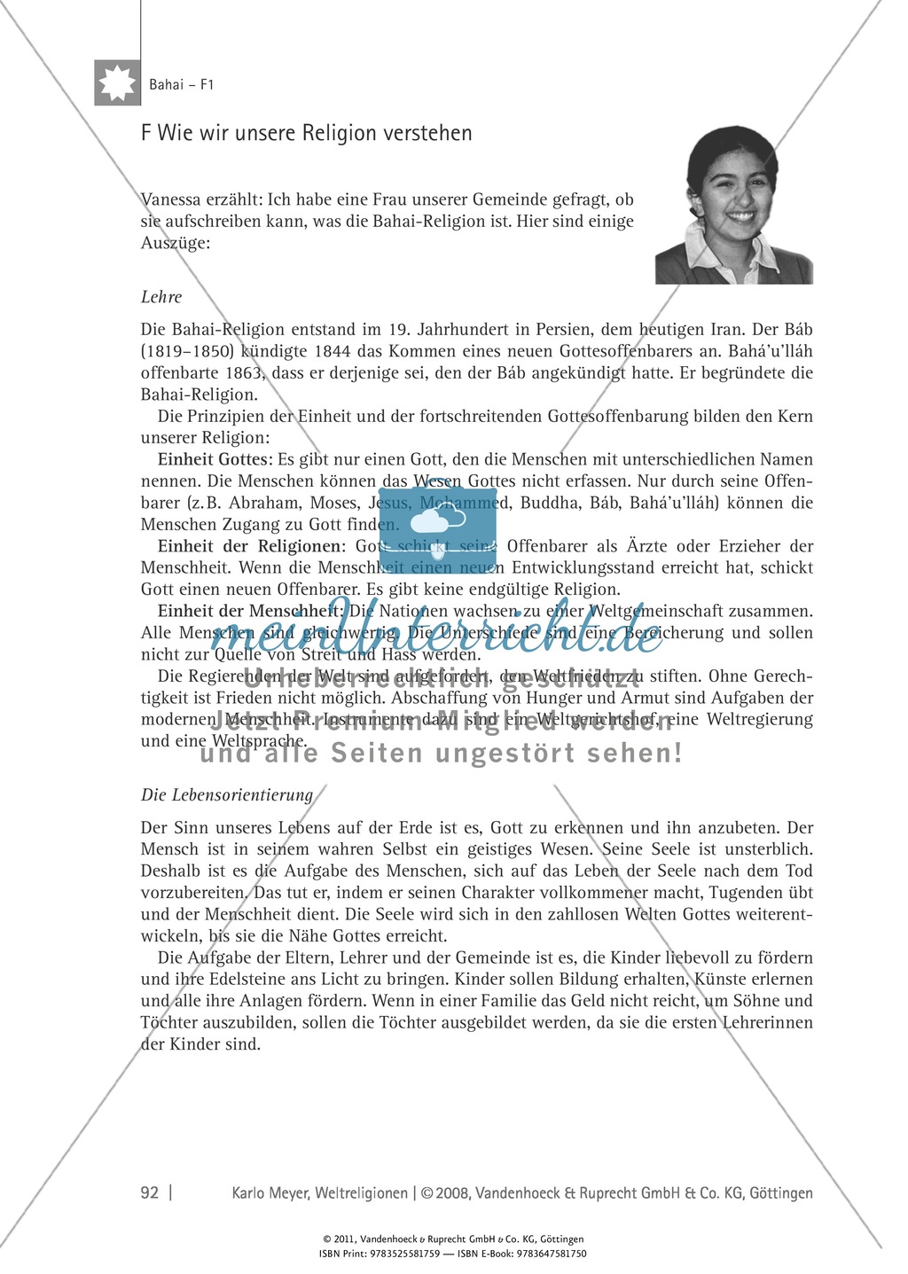 Weltreligionen: Die Lehre des Bahai Preview 12
