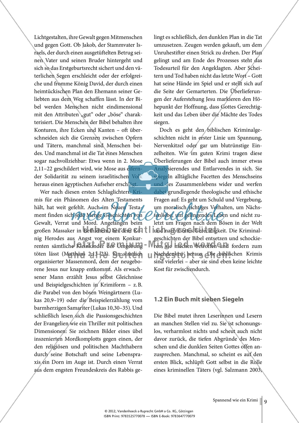 Die Bibel als Krimi lesen: Einführung für Lehrkräfte Preview 3