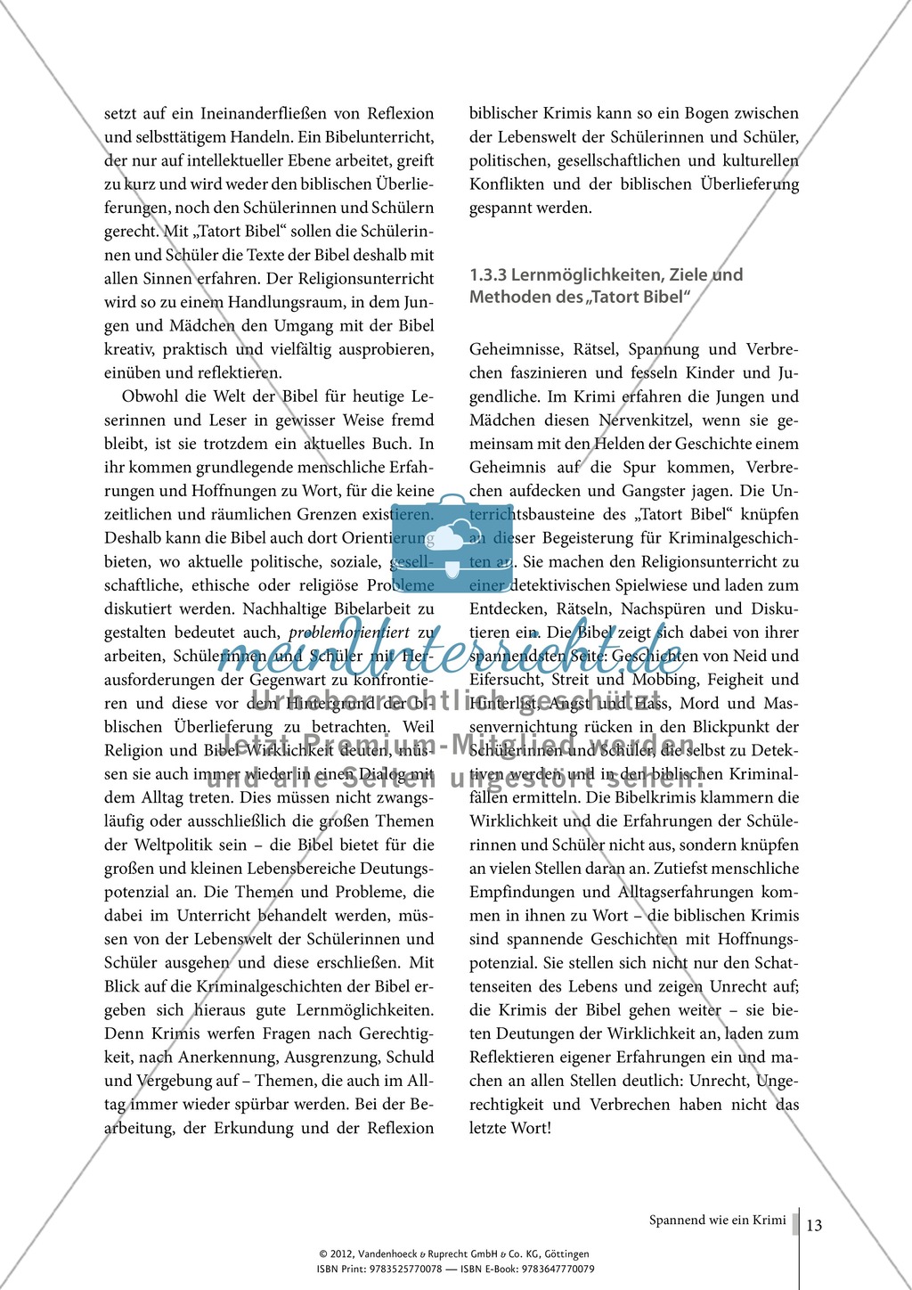 Die Bibel als Krimi lesen: Einführung für Lehrkräfte Preview 7