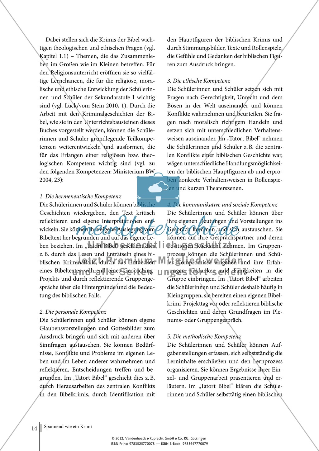 Die Bibel als Krimi lesen: Einführung für Lehrkräfte Preview 8